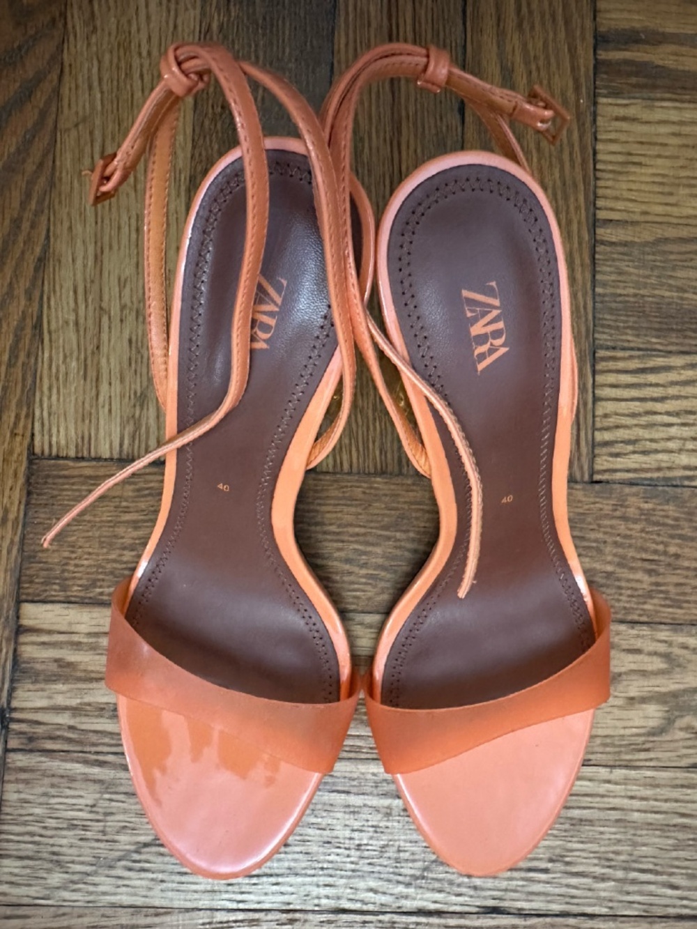 Zara Orange Heels - Picture 3 of 8